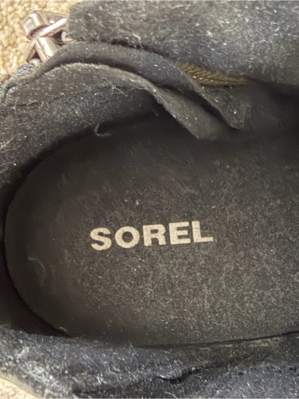 SOREL Joan of Arctic Wedge II Zip Black Leather Boots Women’s 7 Waterproof - Picture 5 of 8